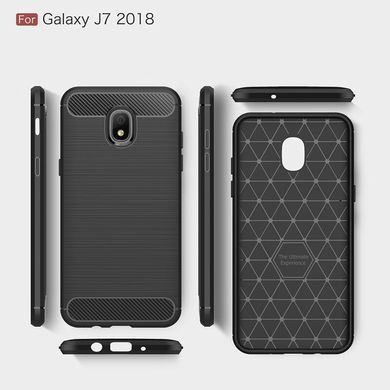 Защитный чехол Slim TPU для Samsung Galaxy J7 2018 Черный