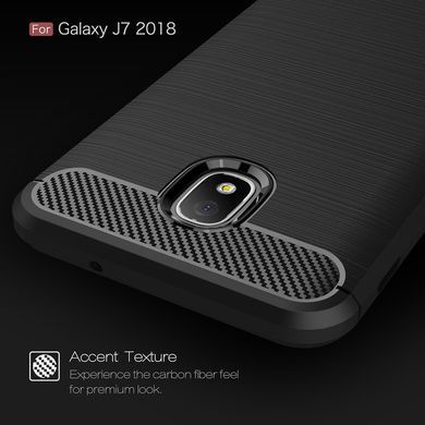 Защитный чехол Slim TPU для Samsung Galaxy J7 2018 Черный