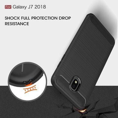 Защитный чехол Slim TPU для Samsung Galaxy J7 2018 Черный
