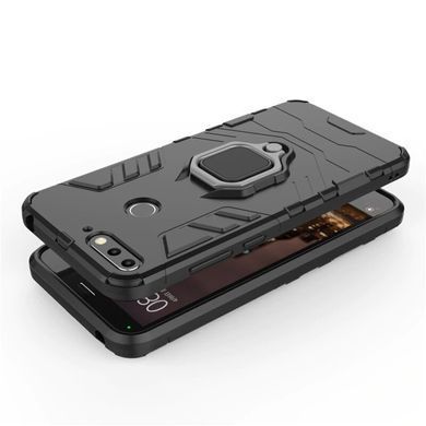Защитный чехол Strong Guard Ring для Huawei Y6 2018 / Huawei Y6 Prime 2018 / Huawei Honor 7A Pro Красный