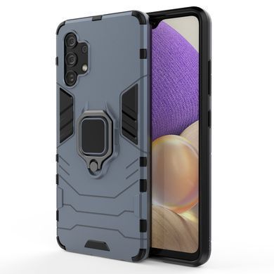 Защитный чехол Strong Guard Ring для Samsung A325F Galaxy A32 4G Navy