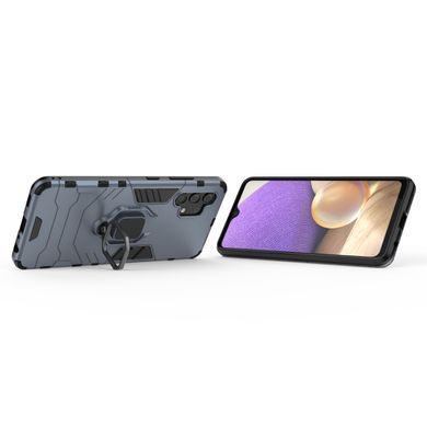 Защитный чехол Strong Guard Ring для Samsung A325F Galaxy A32 4G Navy