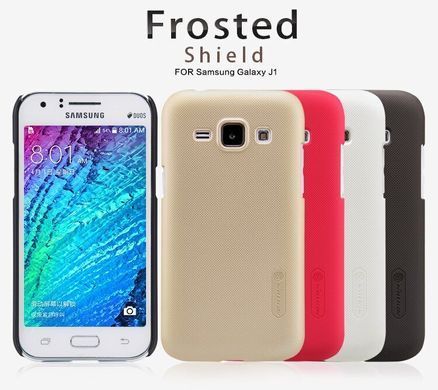 Защитный чехол Nillkin Frosted Shield для Samsung J100H Galaxy J1 Белый