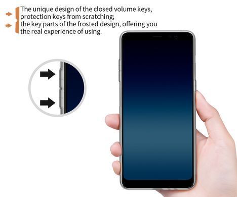 TPU чохол Nillkin Nature для Samsung A730 Galaxy A8 Plus 2018 Прозорий