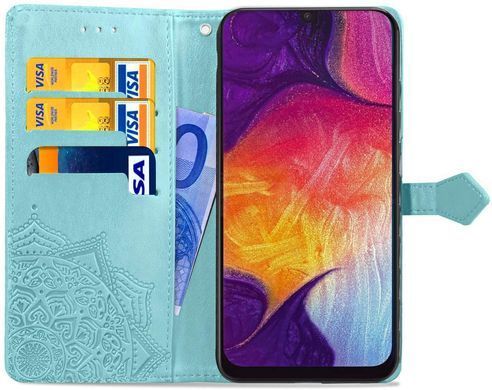 Чохол-книжка Art Book для Samsung A505F Galaxy A50 / A507F Galaxy A50s / A307F Galaxy A30s Бірюзовий