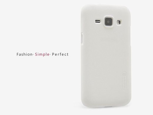 Защитный чехол Nillkin Frosted Shield для Samsung J100H Galaxy J1 Белый