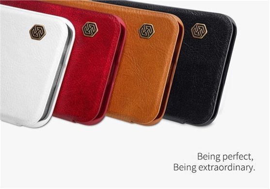 Чехол-книжка Nillkin Qin для iPhone 7 / iPhone 8 / SE 2020 (4.7") Коричневый