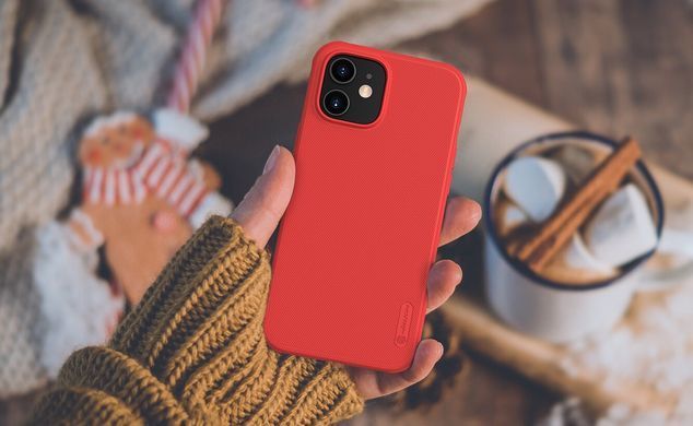 Захисний чохол Nillkin Frosted Shield для iPhone 12 mini Червоний