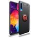 Захисний чохол Color Ring для Samsung A505F Galaxy A50 / A507F Galaxy A50s / A307F Galaxy A30s Чорний / Червоний