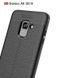 Защитный чехол Leather для Samsung A530 Galaxy A8 2018 Черный