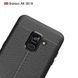 Защитный чехол Leather для Samsung A530 Galaxy A8 2018 Черный