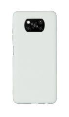 Защитный чехол Liquid Case Full Cover для Xiaomi Poco X3 / X3 NFC / X3 Pro Белый