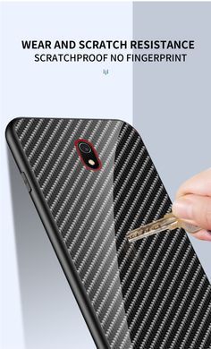 Захисний чохол Knitin Carbon для Xiaomi Redmi 8A Чорний
