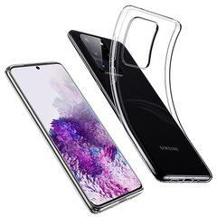 TPU чохол Strong Clear 0,5mm для Samsung G988B Galaxy S20 Ultra Прозорий