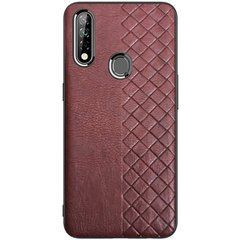 Защитный чехол Double для Oppo A31 Бордовый