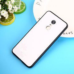 Защитный чехол Glass для Xiaomi Redmi 5 Белый
