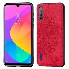 Защитный чехол Textile Decor для Xiaomi Mi A3 / Mi CC9e Красный
