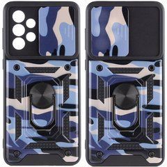 Защитный чехол Camo Ring Lock для Samsung Galaxy A33 5G Фиолетовый