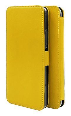 Чохол з натуральної шкіри Genuine Leather Book для OnePlus Nord N100 (без функції підставки) Жовтий