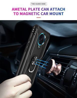 Защитный чехол Kvadrat Ring для Xiaomi Redmi K30 Pro / Poco F2 Pro Черный