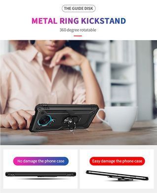 Защитный чехол Kvadrat Ring для Xiaomi Redmi K30 Pro / Poco F2 Pro Черный
