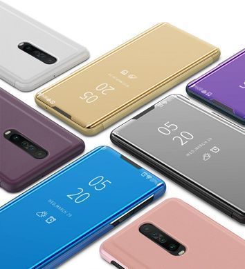 Чохол-книжка Clear View Mirror для Xiaomi Redmi K30 / Poco X2 Синій