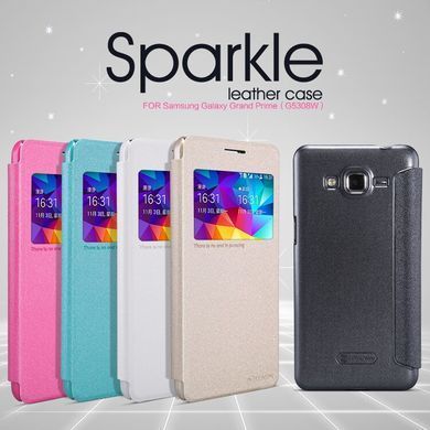 Чохол-книжка Nillkin Sparkle для Samsung G530H / G531H Galaxy Grand Prime Білий