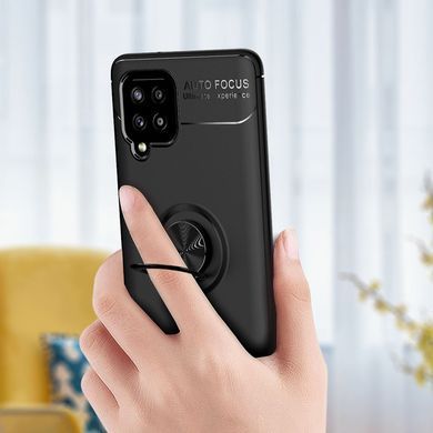 Захисний чохол Color Ring для Samsung A225F Galaxy A22 / M325F Galaxy M32 Чорний