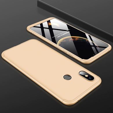 Захисний чохол GKK Full 360 для Xiaomi Mi8 Золотий