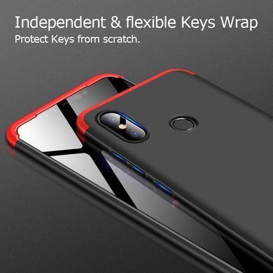 Захисний чохол GKK Full 360 для Xiaomi Mi8 Червоний