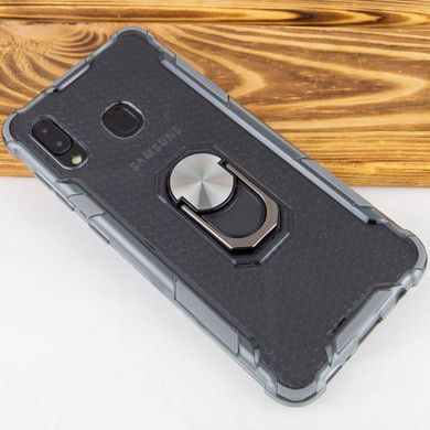 Защитный чехол Halkon Ring для Samsung A205F Galaxy A20 / A305F Galaxy A30 2019 Серый
