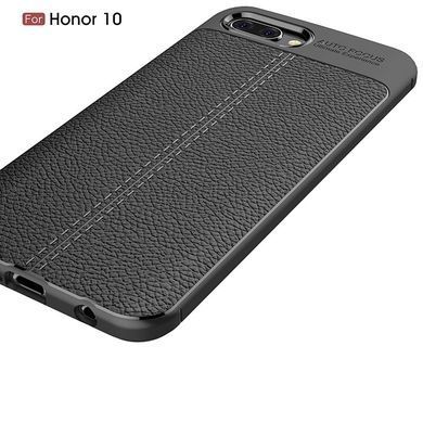 Защитный чехол Leather для Huawei Honor 10 Черный