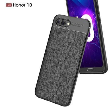Защитный чехол Leather для Huawei Honor 10 Черный