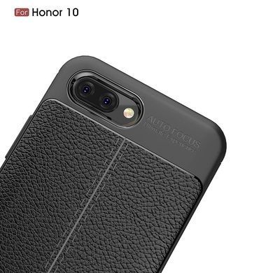 Защитный чехол Leather для Huawei Honor 10 Черный