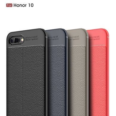Защитный чехол Leather для Huawei Honor 10 Черный