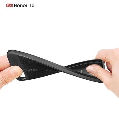 Защитный чехол Leather для Huawei Honor 10 Черный