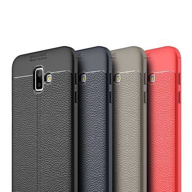 Захисний чохол Leather для Samsung J610 Galaxy J6 Plus 2018 Чорний