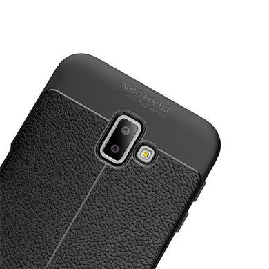Захисний чохол Leather для Samsung J610 Galaxy J6 Plus 2018 Чорний