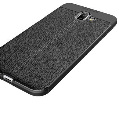 Захисний чохол Leather для Samsung J610 Galaxy J6 Plus 2018 Чорний
