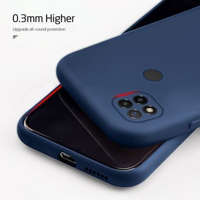 Защитный чехол Liquid Case Full Camera для Xiaomi Redmi 9C / Redmi 10A Синий