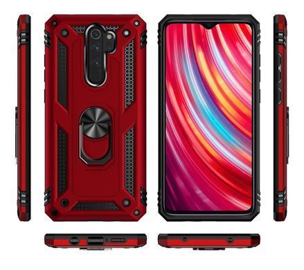 Захисний чохол Kvadrat Ring для Xiaomi Redmi Note 8 Pro Червоний