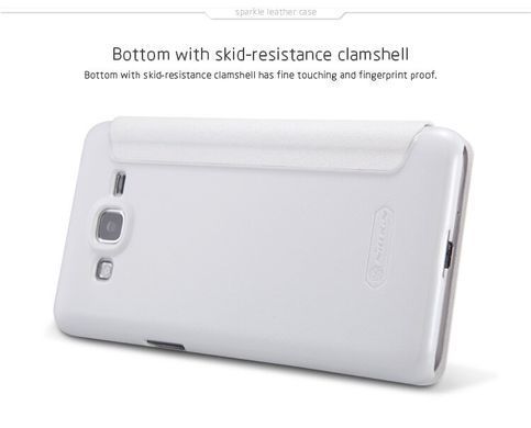 Чохол-книжка Nillkin Sparkle для Samsung G530H / G531H Galaxy Grand Prime Білий