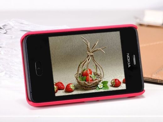 Защитный чехол Nillkin Frosted Shield для Nokia Asha 501 Красный