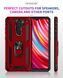 Захисний чохол Kvadrat Ring для Xiaomi Redmi Note 8 Pro Червоний