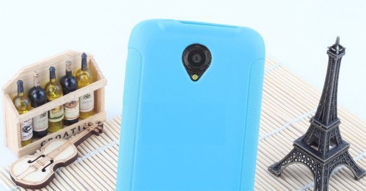 Чехол TPU S-line для Lenovo S750 Синий