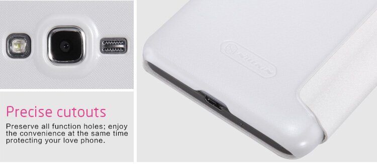 Чохол-книжка Nillkin Sparkle для Samsung G530H / G531H Galaxy Grand Prime Білий