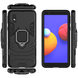Защитный чехол Strong Guard Ring для Samsung A013F Galaxy A01 Core / M013F Galaxy M01 Core Черный