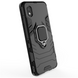 Защитный чехол Strong Guard Ring для Samsung A013F Galaxy A01 Core / M013F Galaxy M01 Core Черный