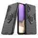 Защитный чехол Strong Guard Ring для Samsung A325F Galaxy A32 4G Черный
