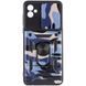 Защитный чехол Camo Ring Lock для Samsung Galaxy A04 Фиолетовый